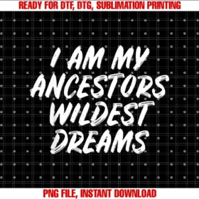 Black History Month GiftsBlack History Month Ancestors Wildest Dreams Mens Womens T-shirt