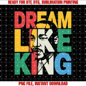 Black History Month GiftsBlack History Month Dream Like King African Leader BHM Swea T-shirt