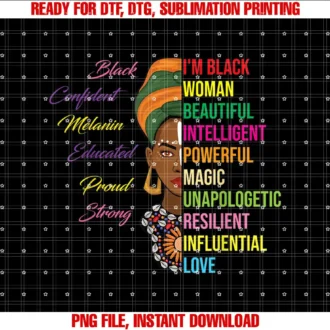 Black History Month GiftsIm Black Woman African American Gift Black History Month T-shirt