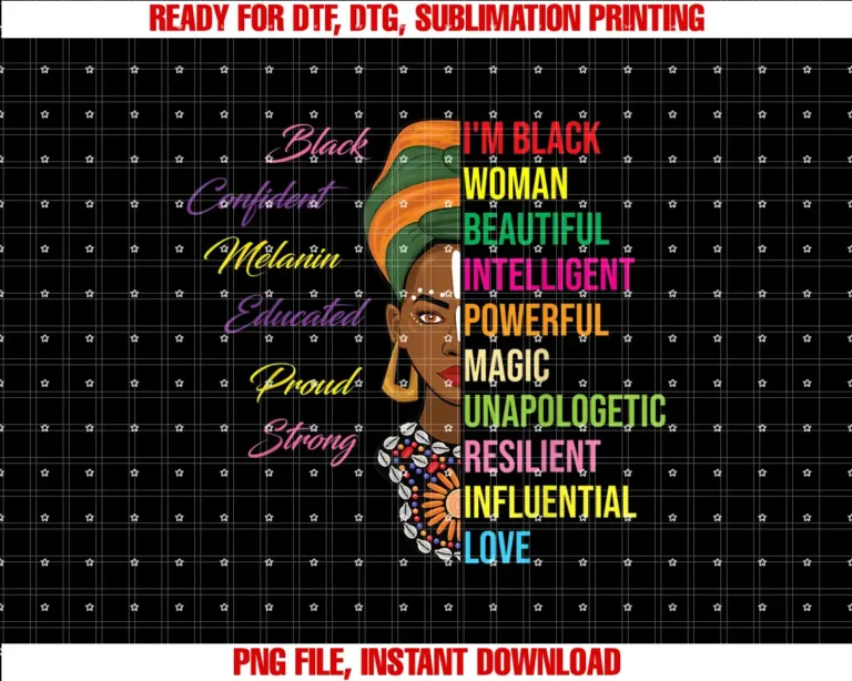 Black History Month GiftsIm Black Woman African American Gift Black History Month T-shirt