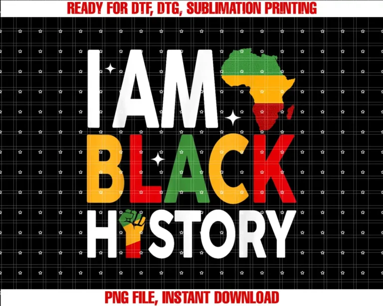 Black History Month Shirt For Women Girls KidsI Am Black History Black History Month Men Women Kids T-shirt