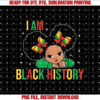 Black History Month Shirt For Women Girls KidsI Am Black History Month African American Pride Girls Kids T-shirt