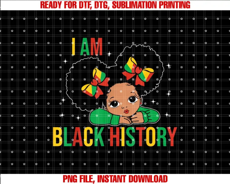 Black History Month Shirt For Women Girls KidsI Am Black History Month African American Pride Girls Kids T-shirt