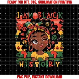 Black History Month TeeI Am Black History Month Black Melanin Kids Girls Toddler T-shirt