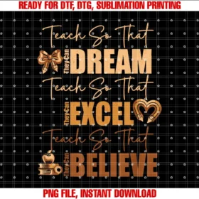 Black History Month TeeTeach So They Can Dream Excel Believe Black History Month T-shirt