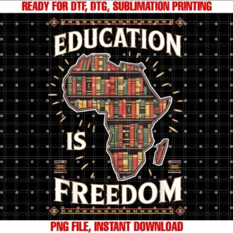 Black History Month giftsEducation Freedom African American Pride Black History Month T-shirt