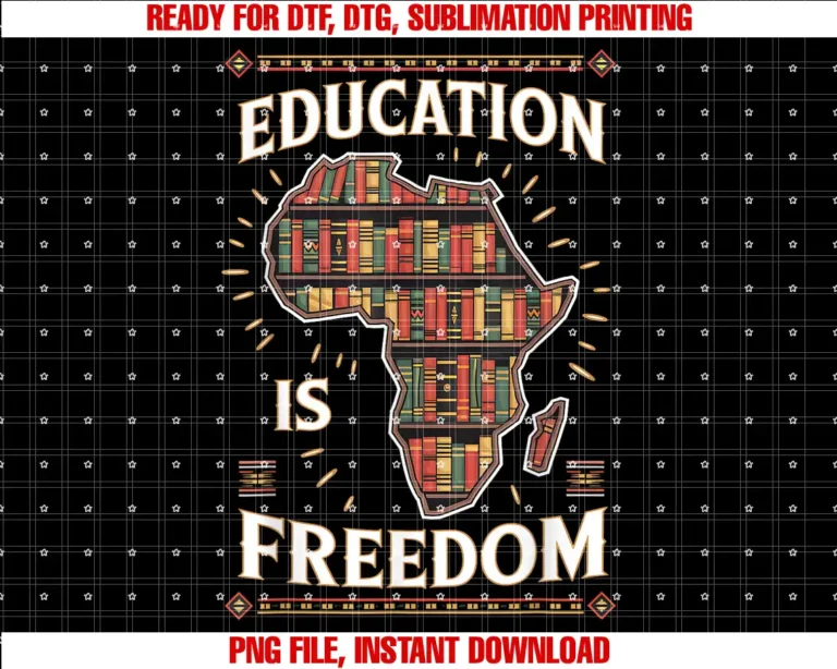 Black History Month giftsEducation Freedom African American Pride Black History Month T-shirt