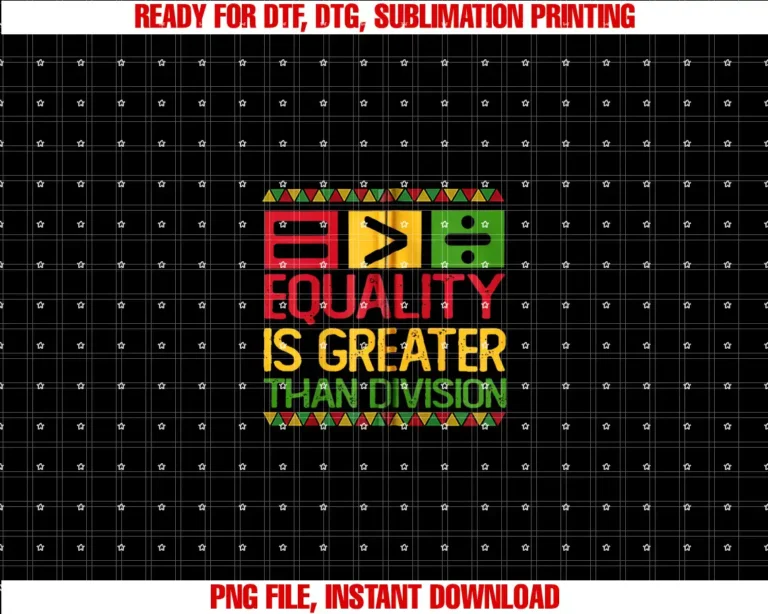 Black History Month teeEquality Is Greater Than Division Math Black History Month Zip Hoodie T-shirt