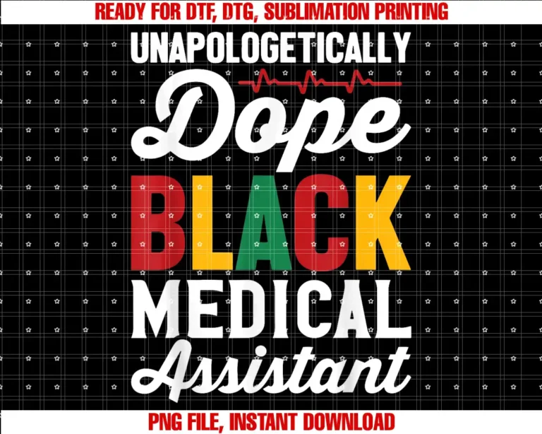 Black Woman Medical Assistant Afro RetroUnapologetically Dope Black Medical Assistant Black History T-shirt