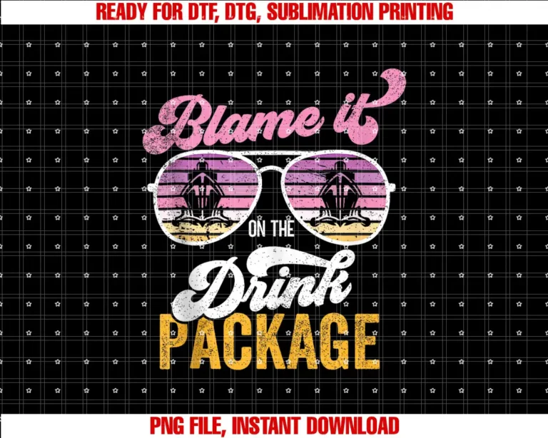 Blame It On Drink Package Womens Cruise T-shirt