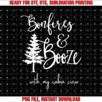 Bonfires and Booze with My Cabin Crew ShirtBonfires and Booze with My Cabin Crew T-shirt