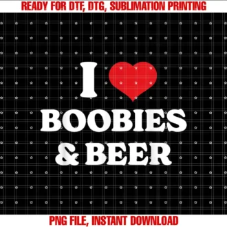Boobies And Beer ApparelFunny I Love Boobies And Beer humor T-shirt