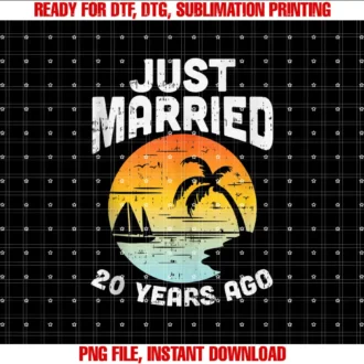 BoredKoalas Cruise Ship Clothes Cruising GiftsJust Married 20 Years Ago Anniversary Cruise Couple Gift T-shirt