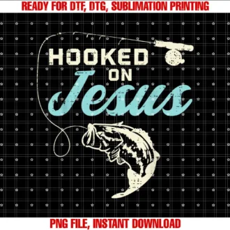 BoredKoalas Fish Fishing Shirts Fisherman GiftsHook On Jesus Bass Fishing Christian Religious God Gift T-shirt