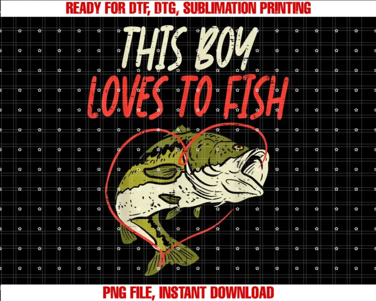 BoredKoalas Fish Fishing Shirts Fisherman GiftsThis Boy Loves To Fish Bass Fishing Family Matching Men Gift T-shirt