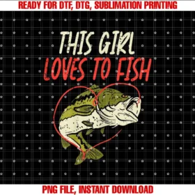 BoredKoalas Fish Fishing Shirts Fisherman GiftsThis Girl Loves To Fish Bass Fishing Family Matching Gift T-shirt