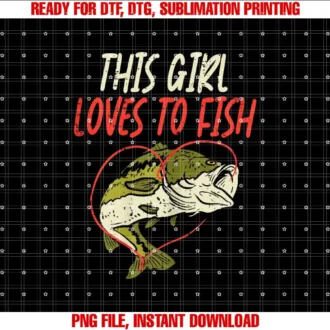 BoredKoalas Fish Fishing Shirts Fisherman GiftsThis Girl Loves To Fish Bass Fishing Family Matching Gift T-shirt
