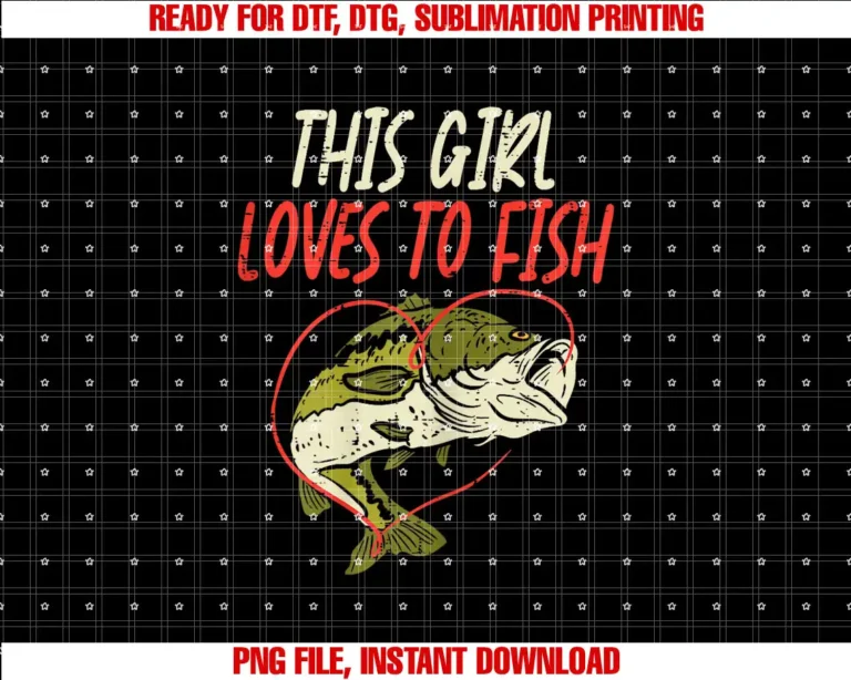 BoredKoalas Fish Fishing Shirts Fisherman GiftsThis Girl Loves To Fish Bass Fishing Family Matching Gift T-shirt