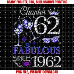 Born 1962 62nd Birthday Diamond For Girls WomensWomens Chapter 62 EST 1962 62 Years Old 62nd Birthday Queen T-shirt