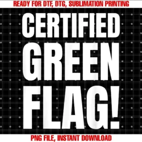 Boyfriend and Girlfriend Valentines ApparelCertified Green Flag Costume And Funny Green Flags T-shirt