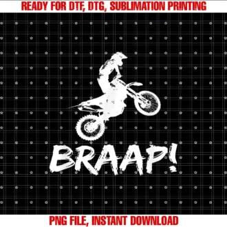Braap Motocross GiftsDirt Bike Silhouette Braap 2 Stroke Supercross 2019 Brap T-shirt