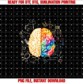 Brain Science Art Neurologist DressedForDutyColorful Brain Science And Art Neuroscience Neurologist T-shirt