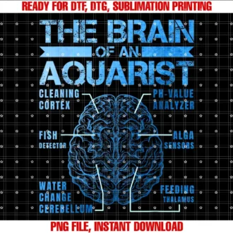 Brain of a Aquarist Aquarium FishBrain of a Aquarist for a Fish Aquarium T-shirt