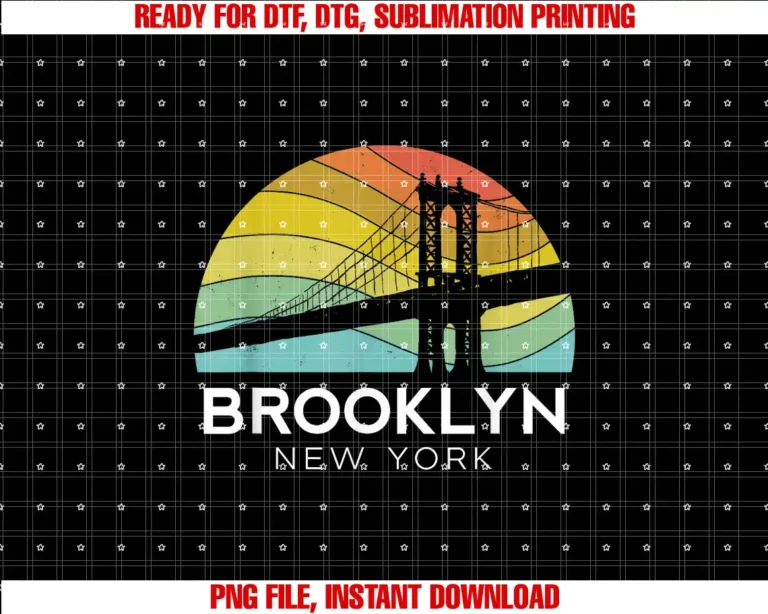 Brooklyn Vintage CoBrooklyn Bridge Retro New York Vintage City Skyline NYC NY T-shirt