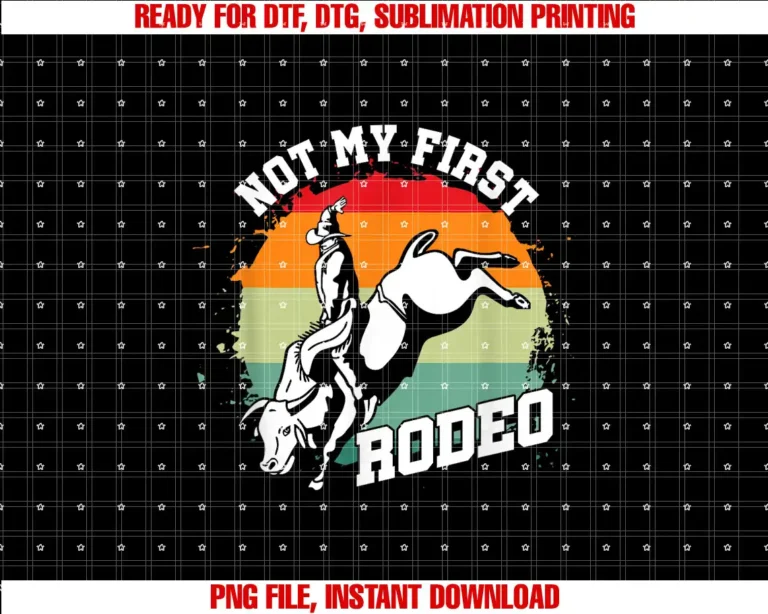 Bull Rider Ranch Country Western Bucking BullNot My First Rodeo Bull Riding Cowboy Cowgirl Rodeo Gift T-shirt