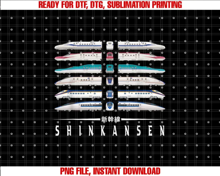 Bullet Train Life TeesShinkansen Bullet Train Six Pack Series Japanese Kanji Japan T-shirt