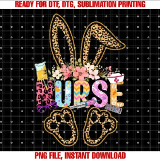 Bunny Easter Day Kat Nurse LifeNurse Life Stethoscope Nursing Cute Easter Bunny Easter Day T-shirt