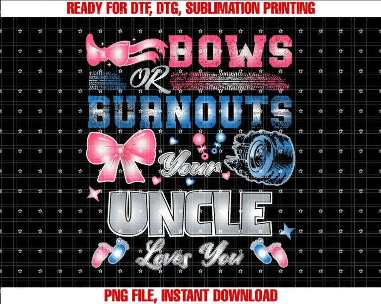 Burnouts or Brows Gender Reveal ShirtKeeper Of The Gender Bows Or Burnouts Your Uncle Loves You T-shirt