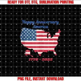 Happy Anniversary America â 1776 2025 T-shirt
