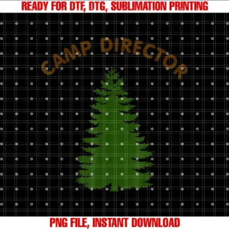 Camp Director Summer Camp Director Counselor Summer Pine Tree Gift Blue T-shirt
