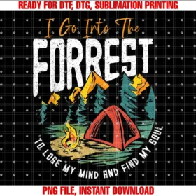 Camper Accessories Journey Camping Into The Forest I Go To Lose My Mind Camping T-shirt