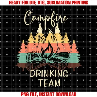 Camper Novelty ApparelCamp Fire Drinking Team Camping T-shirt