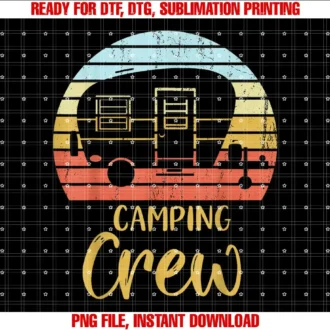 Camper Queen Funny Camping Gift Glamping ShirtsVintage Camping Camping Crew Funny Matching Camping T-shirt