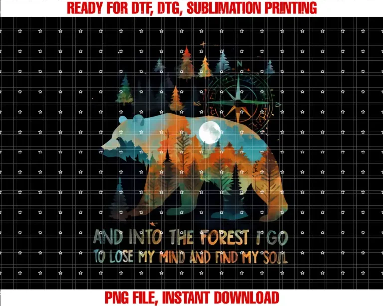 Camping Bear Forest Hiking Camping LoverAnd Into The Forest I Go To Lose My Mind Camping Bear Fall T-shirt