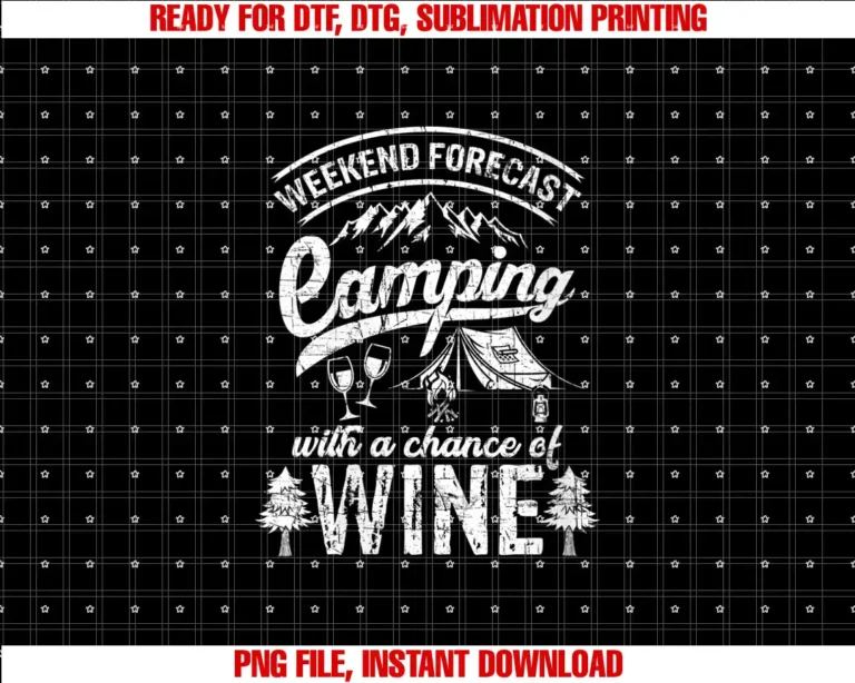 Camping IM CoWomens Weekend Forecast Camping With Chance of Wine Funny Camping T-shirt