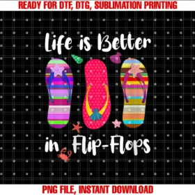 Camping Lake Life Summer Vacation Vintage TeeWomens Life is Better in FlipFlops Summer Vacation Beach Cruise T-shirt