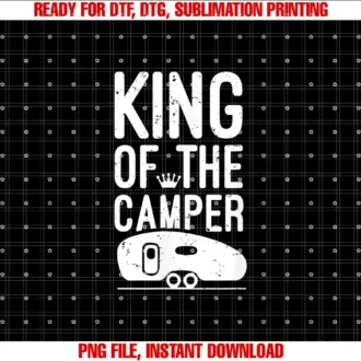 Camping Shirts For MenKing Of The Camper Shirt Men Camping Gifts T-shirt