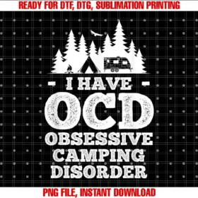 Camping s and GiftsOCD Camping Shirt Obsessive Disorder T-shirt