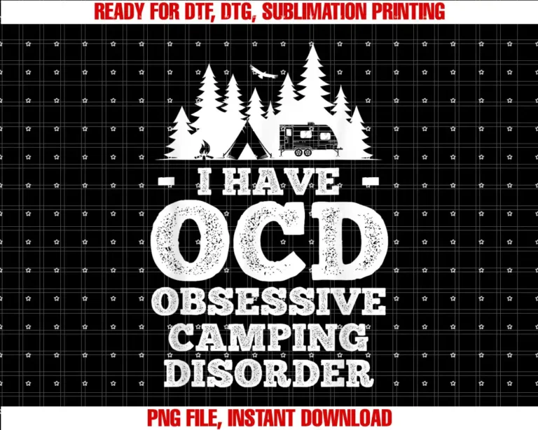 Camping s and GiftsOCD Camping Shirt Obsessive Disorder T-shirt