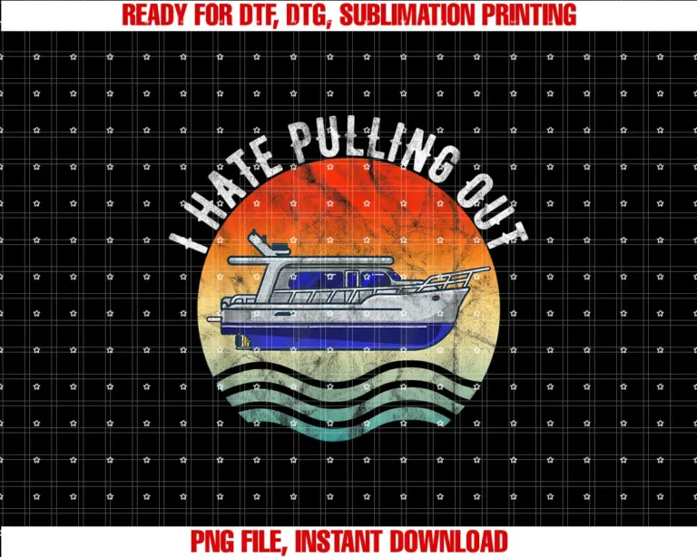 Camping Vacation Boat Tee CoHawaii travel 2021 I Hate Pulling Out Retro Boat Camping T-shirt