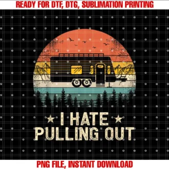 Camping Vintage Retro Camper Travel TrailerCamping I Hate Pulling Out Vintage Camper Travel Trailer T-shirt