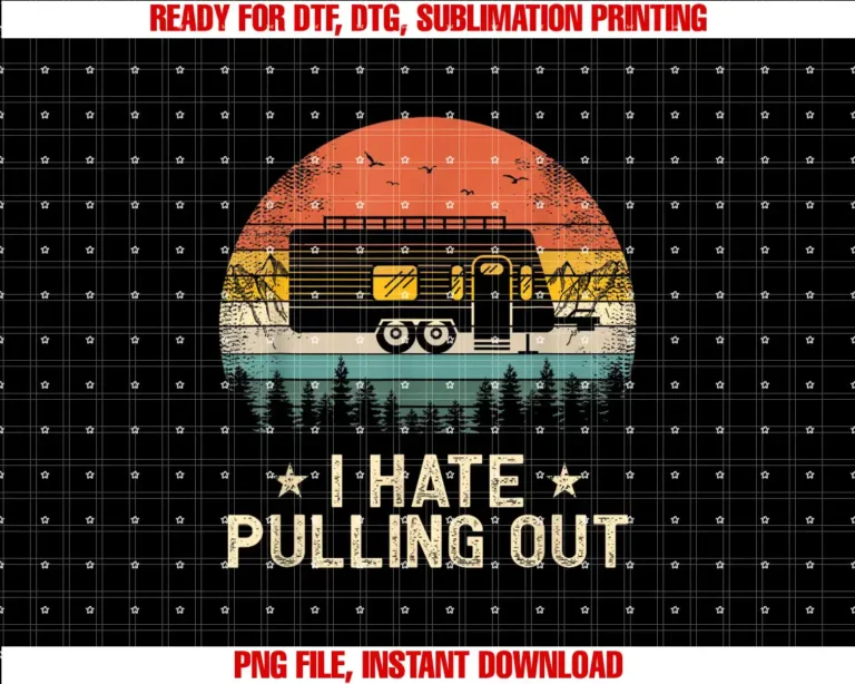 Camping Vintage Retro Camper Travel TrailerCamping I Hate Pulling Out Vintage Camper Travel Trailer T-shirt