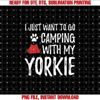 Camping Yorkie sCamping Yorkie Shirt for Funny Dog Mom or Dog Dad Camper T-shirt