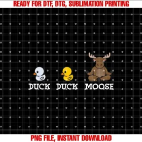 Canadian Moose TeesDuck Duck Moose Funny Moose Wildlife Lover Tee Gift T-shirt