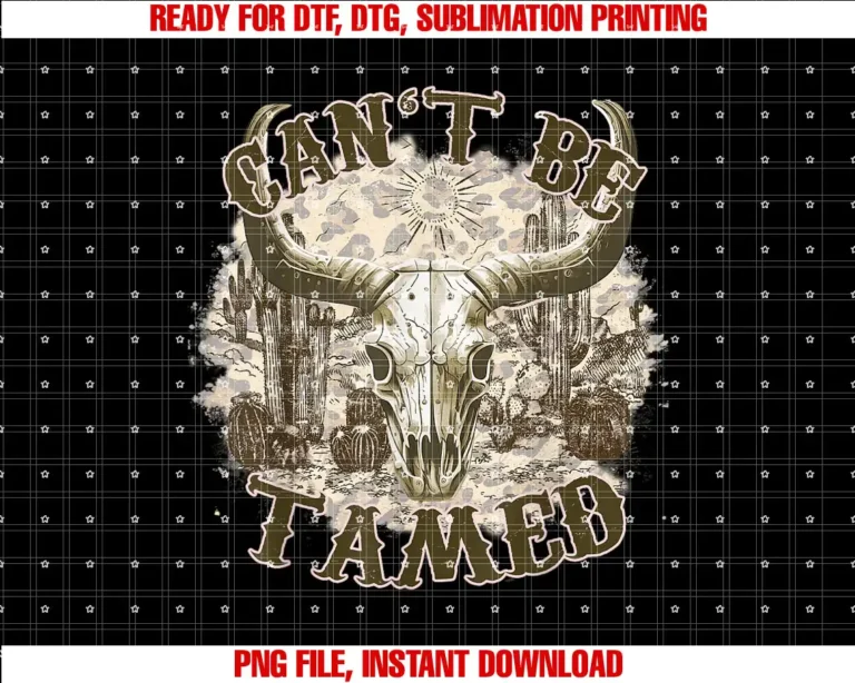 Cant Be Tamed Western Cow SkullCowboy Cowgirl Costume T-shirt