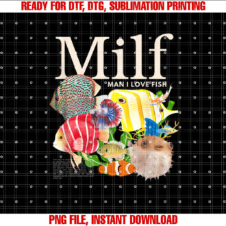MILF Man I Love Fish Funny Fisherman Humor Nature T-shirt